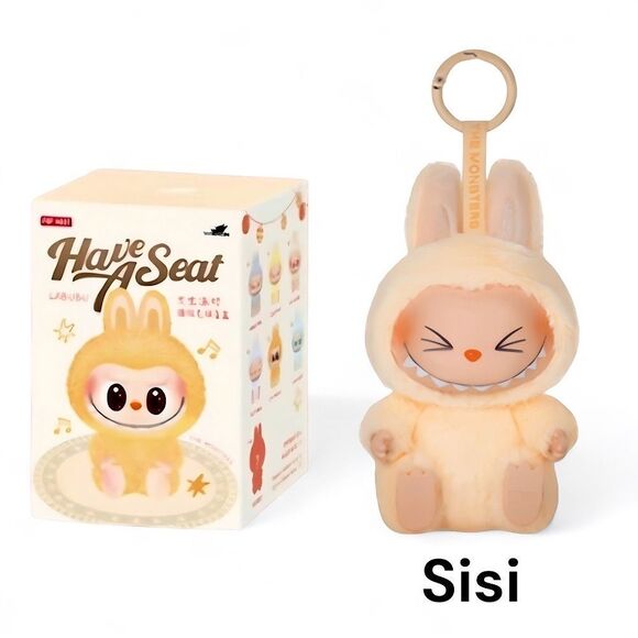 Labubu Have A Seat Vinyl Plush Pendant - Sisi - Picture 16 of 16